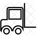 پیش‌نمایش فایل forklift-178 از پک مجموعه آیکن وکتور خطی