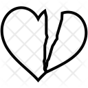 پیش‌نمایش فایل broken-heart-55 از پک مجموعه آیکن وکتور خطی