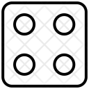 پیش‌نمایش فایل dice-252 از پک مجموعه آیکن وکتور خطی