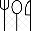 پیش‌نمایش فایل fork-281 از پک مجموعه آیکن وکتور دورخط رابط کاربری