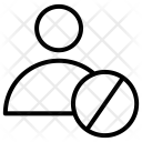 پیش‌نمایش فایل block-user-15 از پک مجموعه آیکن وکتور دورخط رابط کاربری