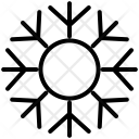 پیش‌نمایش فایل snowflake-1743 از پک مجموعه آیکن وکتور دورخط رابط کاربری