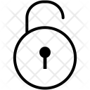 پیش‌نمایش فایل unlock-520 از پک مجموعه آیکن وکتور دورخط رابط کاربری
