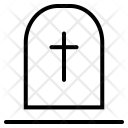 پیش‌نمایش فایل grave-stone-2 از پک مجموعه آیکن وکتور دورخط رابط کاربری