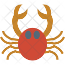 پیش‌نمایش فایل crab-82 از پک مجموعه آیکن وکتور رنگی غذا