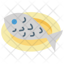 پیش‌نمایش فایل fish-714 از پک مجموعه آیکن وکتور رنگی غذا