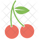 پیش‌نمایش فایل cherry-288 از پک مجموعه آیکن وکتور رنگی غذا
