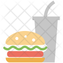 پیش‌نمایش فایل fast-food-35 از پک مجموعه آیکن وکتور رنگی غذا