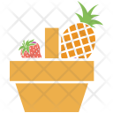 پیش‌نمایش فایل pineapple-151 از پک مجموعه آیکن وکتور رنگی غذا