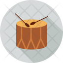پیش‌نمایش فایل christmas-drum از پک مجموعه رنگ‌های تخت آیکن کریسمس