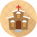 پیش‌نمایش فایل church-508 از پک مجموعه رنگ‌های تخت آیکن کریسمس