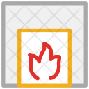 پیش‌نمایش فایل fireplace-203 از پک مجموعه آیکن وکتور رنگی سفر