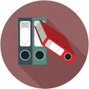 پیش‌نمایش فایل business-files از پک مجموعه آیکن تخت رنگی کسب‌وکار