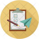 پیش‌نمایش فایل checklist-870 از پک مجموعه آیکن تخت رنگی کسب‌وکار