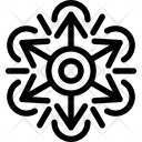 پیش‌نمایش فایل pattern-12 از پک مجموعه آیکن وکتور دانه‌های برف