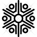 پیش‌نمایش فایل snowflake-1792 از پک مجموعه آیکن وکتور دانه‌های برف