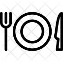 پیش‌نمایش فایل fork-296 از پک مجموعه آیکن خطی سفر