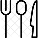 پیش‌نمایش فایل fork-297 از پک مجموعه آیکن خطی غذا