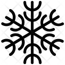 پیش‌نمایش فایل snowflake-1805 از پک مجموعه آیکن خطی آب‌وهوا