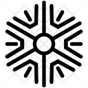 پیش‌نمایش فایل snowflake-1807 از پک مجموعه آیکن خطی آب‌وهوا