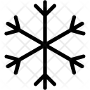 پیش‌نمایش فایل snowflake-1808 از پک مجموعه آیکن خطی آب‌وهوا