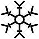 پیش‌نمایش فایل snowflake-1809 از پک مجموعه آیکن خطی آب‌وهوا
