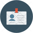 پیش‌نمایش فایل id-card-198 از پک مجموعه آیکن تخت دفتر کار