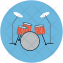 پیش‌نمایش فایل drums-73 از پک مجموعه آیکن تخت چندرسانه‌ای
