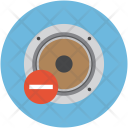 پیش‌نمایش فایل remove-woofer از پک مجموعه آیکن تخت چندرسانه‌ای