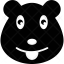 پیش‌نمایش فایل bear-225 از پک مجموعه آیکن وکتور چهره‌ها حیوان