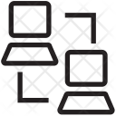 پیش‌نمایش فایل client-network از پک مجموعه آیکن خطی وکتور اینترنت