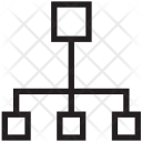 پیش‌نمایش فایل hierarchy-377 از پک مجموعه آیکن خطی وکتور اینترنت