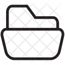 پیش‌نمایش فایل folder-1852 از پک مجموعه آیکن خطی وکتور اینترنت