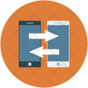 پیش‌نمایش فایل data-transfer-48 از پک مجموعه آیکن تخت اینترنت