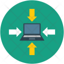 پیش‌نمایش فایل laptop-1362 از پک مجموعه آیکن تخت اینترنت