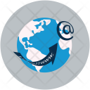 پیش‌نمایش فایل globe-915 از پک مجموعه آیکن تخت اینترنت
