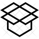 پیش‌نمایش فایل dropbox-169 از پک مجموعه آیکن خطی ذخیره‌سازی داده