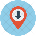 پیش‌نمایش فایل arrow-location از پک  Maps And Navigation Icons