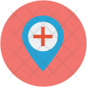 پیش‌نمایش فایل hospital-location-25 از پک  Maps And Navigation Icons