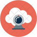 پیش‌نمایش فایل cloud-cam از پک مجموعه آیکن تخت رایانش ابری
