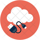 پیش‌نمایش فایل cloud-connection-45 از پک مجموعه آیکن تخت رایانش ابری
