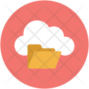 پیش‌نمایش فایل cloud-synchronize-to-folder از پک مجموعه آیکن تخت رایانش ابری