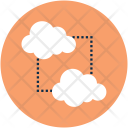 پیش‌نمایش فایل connected-clouds از پک مجموعه آیکن تخت رایانش ابری