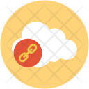پیش‌نمایش فایل link-cloud-1 از پک مجموعه آیکن تخت رایانش ابری