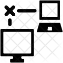 پیش‌نمایش فایل disconnect-network-1 از پک مجموعه آیکن وکتور شبکه‌سازی