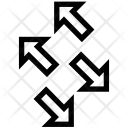 پیش‌نمایش فایل arrows-409 از پک مجموعه آیکن شبکه و اشتراک‌گذاری