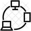 پیش‌نمایش فایل network-topology از پک مجموعه آیکن شبکه و اشتراک‌گذاری
