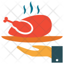 پیش‌نمایش فایل roasted-chicken-11 از پک مجموعه آیکن رنگی غذا