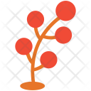 پیش‌نمایش فایل dotted-leaf از پک مجموعه آیکن رنگی درختان