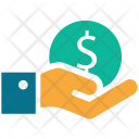 پیش‌نمایش فایل cash-in-hand-5 از پک مجموعه آیکن رنگی امور مالی